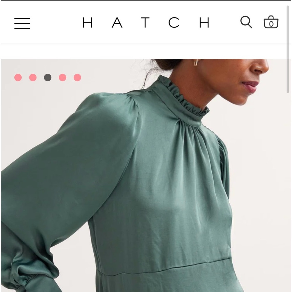 HATCH - The Robin Dress - Forest Green